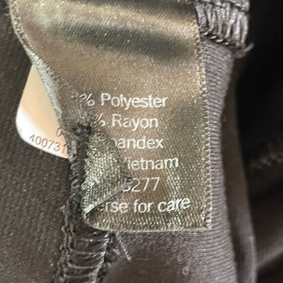 Simply Vera VeraWang Black Reptile Print Skinny Pants Size L Stretchy Going Out - Picture 9 of 9